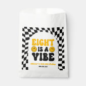 Eight Is A Vibe Retro Eighth 8th Birthday Party フェイバーバッグ (正面)