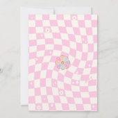 Eight Is Great Cloud Rainbow Disco 8th Birthday 招待状 (裏面)