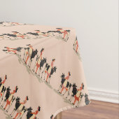 Eight Maids A Milking Cut-Out Stencil-Style 3 テーブルクロス (インサイチュ)