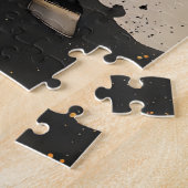 Eight Majestic Horses - Chinese Ink Style ジグソーパズル (側面)