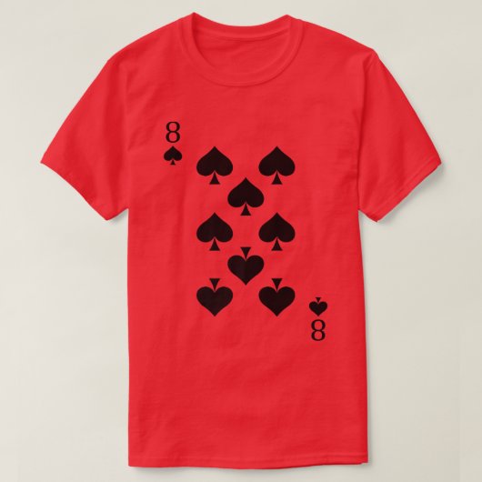 Eight Of Spades Funny Easy Halloween Costumes Fro Tシャツ (デザイン正面)