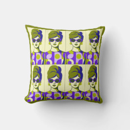 Eight Shades of はっきりした.16 x 16インチ クッション