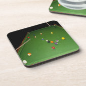Eightballテーブルのキューとボール、コースター コースター (左側)