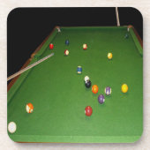 Eightballテーブルのキューとボール、コースター コースター (正面)