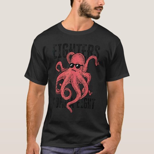 Eighters Gonna Eight   Graphic Top Octopus Tシャツ (正面)