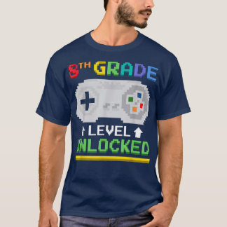 Eighth Grade Level Unlocked Gamer Tees Video Game  Tシャツ