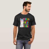 Eighth Grade No Prob Llama Student First Day Of Sc Tシャツ (正面フル)