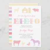 EIIO、旧マクドナルドバースデーパーティ招待状 招待状 (正面/裏面)