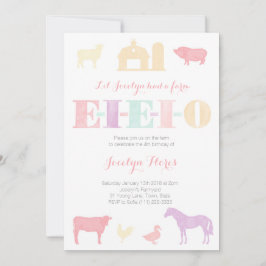 EIIO、旧マクドナルドバースデーパーティ招待状 招待状