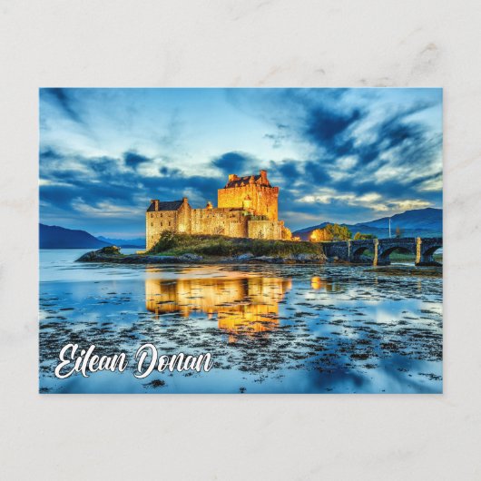Eilean Donan Castle, Highlands, Scotland ポストカード (正面)