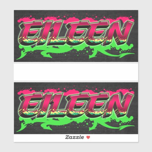 Eileen Vorname Name Graffiti Aufkleber Sticker シール (シート)