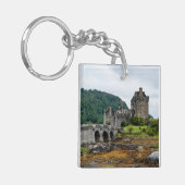 Eilian Donan Castle, Loch Duich – スコットランド，英国 キーホルダー (正面左)