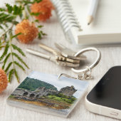 Eilian Donan Castle, Loch Duich – スコットランド，英国 キーホルダー (正面右)