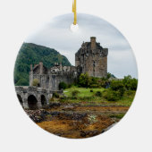 Eilian Donan Castle, Loch Duich – スコットランド，英国 セラミックオーナメント (裏面)