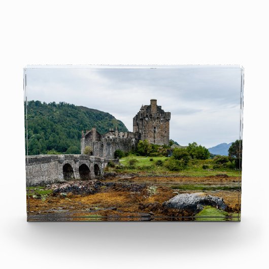 Eilian Donan Castle, Loch Duich – スコットランド，英国 フォトブロック (正面)