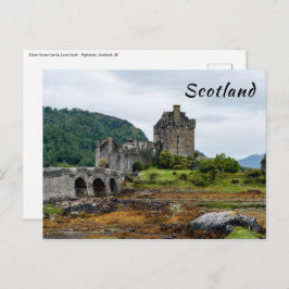 Eilian Donan Castle, Loch Duich – スコットランド，英国 ポストカード