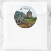 Eilian Donan Castle, Loch Duich – スコットランド，英国 ラウンドシール (バッグ)