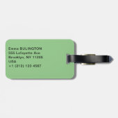 Eilian Donan Castle, Loch Duich – スコットランド，英国 ラゲッジタグ (裏面横)