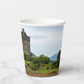 Eilian Donan Castle, Loch Duich – スコットランド，英国 紙コップ (裏面)