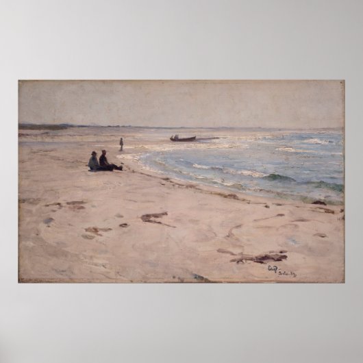 Eilif Peterssen – セレのビーチから ポスター (正面)