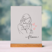 Ein danke an alle mamas アクリルサイン (ニュートラル)