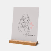 Ein danke an alle mamas アクリルサイン (傾斜)