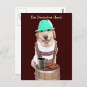 Ein Deutscher Hund ポストカード (正面/裏面)