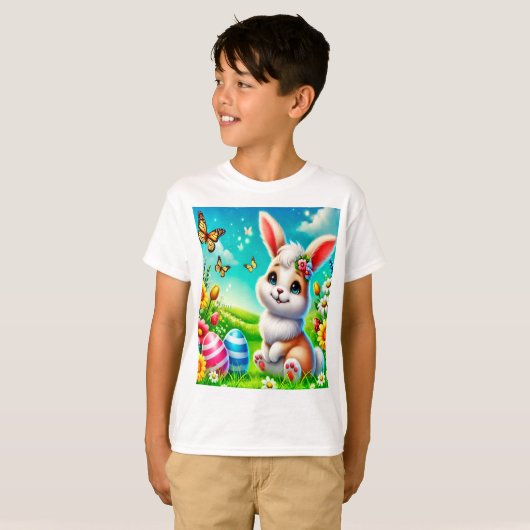 Ein glücklicher Hase Tシャツ (正面フル)