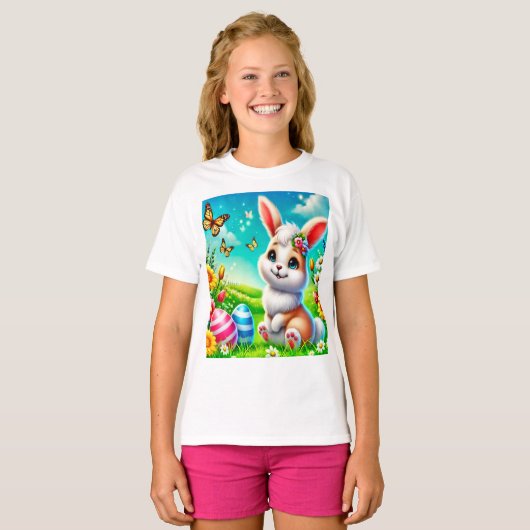 Ein glücklicher Hase Tシャツ (正面フル)