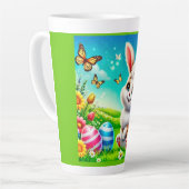 Ein glücklicher Hasse カフェラテマグ (左アングル)