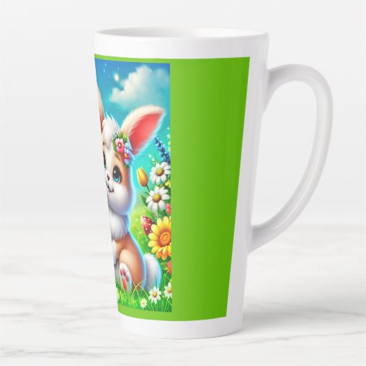 Ein glücklicher Hasse カフェラテマグ (右)