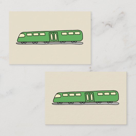 Ein grüner Zug 名刺 (正面/裏面)