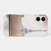 Ein Hauch von Paris - Aquarell - iPhone 16ケース (裏面横)