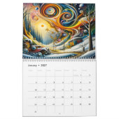 Ein Jahr in Farbenpracht カレンダー (1月 2027)