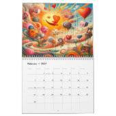 Ein Jahr in Farbenpracht カレンダー (2月 2027)