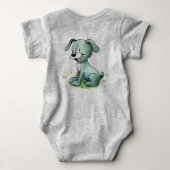 Ein kleiner Welpe ベビーボディスーツ (裏面)