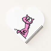 Ein niedlicher Drache in rosa ノートブック (裏面)