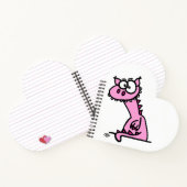 Ein niedlicher Drache in rosa ノートブック (内部)