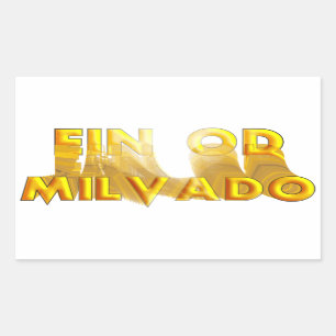 Ein Od Milvado 長方形シール