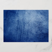 Ein Od Milvado 5x7ヘブライ語シルバーフォイルプラーク 箔招待状 (裏面)