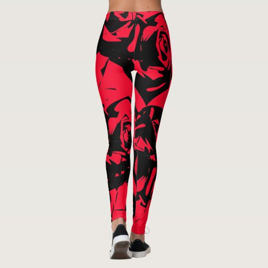 Ein Rosentraum Farbe nach Deiner Wahl レギンス (裏面)