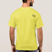 EINARのクラシックの黄色 Tシャツ (裏面)