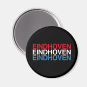 EINDHOVENオランダ国旗 マグネット (正面/裏面)