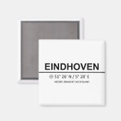 Eindhoven座標 – Eindhoven座標 マグネット (正面/裏面)