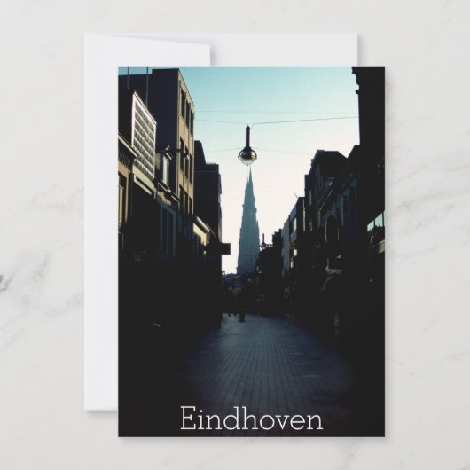 Eindhoven通り&カタリナケルク、オランダカード (正面)