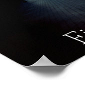 Eindhoven通り&カタリナケルク、オランダ ポスター (角)