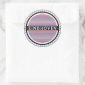 Eindhoven City Pride Emblem – Dutch Identity ラウンドシール (バッグ)