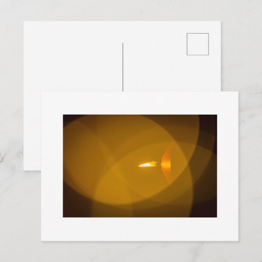 Eine brennende Kerze ポストカード (正面/裏面)