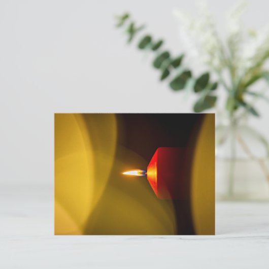 Eine brennende Kerze ポストカード (スタンド正面)