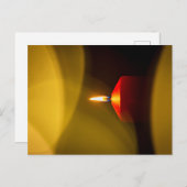 Eine brennende Kerze ポストカード (正面/裏面)